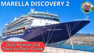 картинка: Обзор и обзорная экскурсия по Marella Discovery 2 за 2025 год. Рестораны, напитки, развлечения.