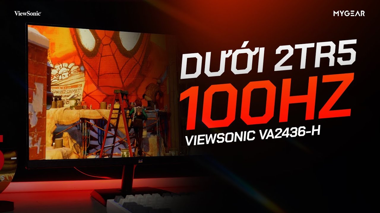Màn Hình ViewSonic VA2436-H 23.8 inch FHD IPS 100Hz