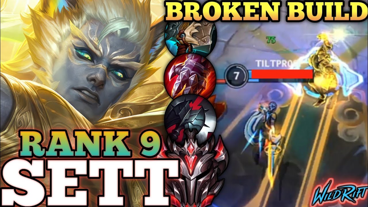 SETT MONSTER ONE PUNCH DELETE! TOPLANE KILLER MVP PLAY - TOP 9 GLOBAL SETT BY Aatreus - WILD RIFT