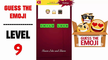 Guess The Emoji Level 9 - All Answers - Walkthrough ( By GMonks Entertainment )