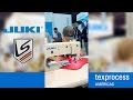 Tex process 2022 juki booth walkup wc7 headrest top stitching demonstration  leatherseatscom