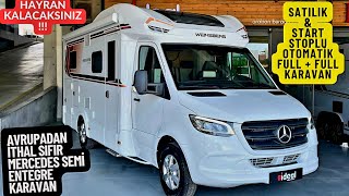 AVRUPADAN İTHAL SATILIK SIFIR MERCEDES SPRİNTER SEMİ ENTEGRE KARAVAN | FİYAT BİLGİSİ VİDEODA.