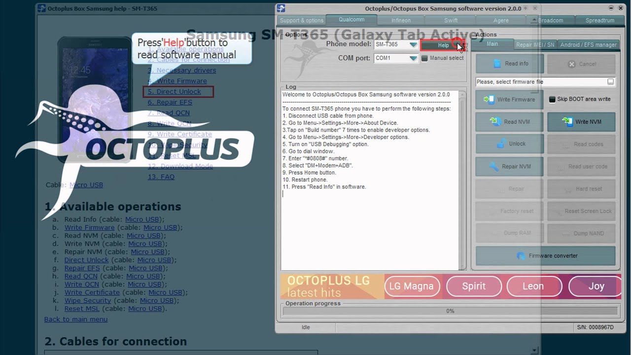 install octoplus octopus lg v2.2.0