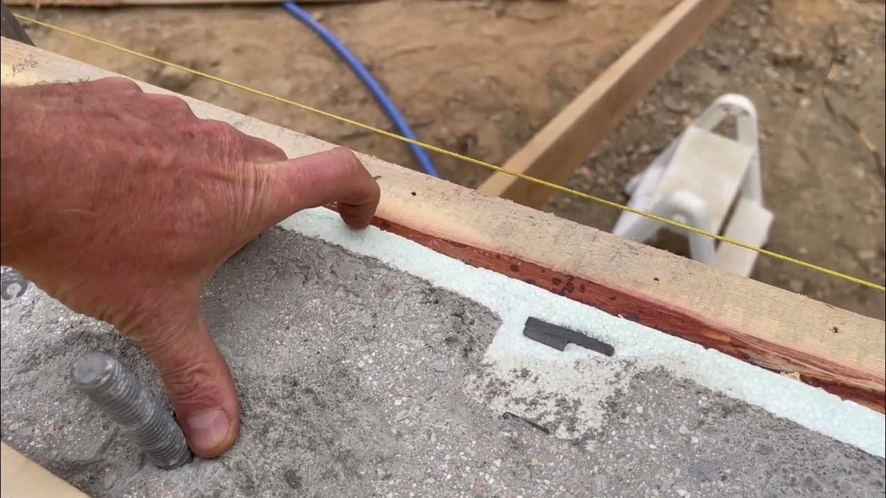 Squaring sill plates on a crooked ICF basement YouTube