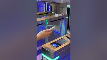 turnstile gate with face recognition & QR code solution & Card reader solution #turnstiles