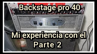 Backstage Pro 40 Part 2: How well does it perform? screenshot 3
