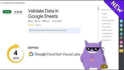 Validate Data in Google Sheets | #2025 | #GSP1062 |#qwiklabs |Solution
