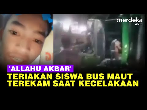 Rekaman Live Viral Siswa SMK Depok Sebelum Kecelakaan Maut, Terdengar Teriak 'Allahu Akbar'