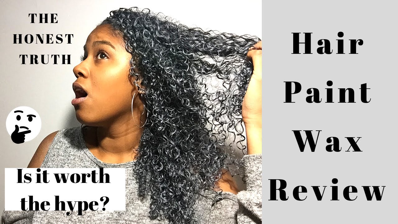 Hair Paint Wax In Silver Review On Curly Hair Is It Worth The