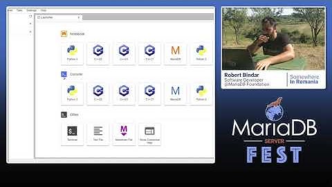 The MariaDB Jupyter kernel - Robert Bîndar - MariaDB Server Fest 2020