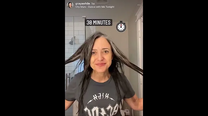 How I use oVertone Extreme Silver to grow out my silver hair! Link in description!