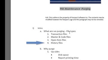 Purging Data in PBS - What Are We Purging