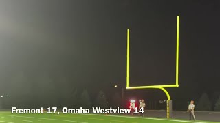 Fremont highlights vs. Omaha Westview 9/5