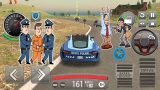 Police Chase in City | 3D Cop Car DrivingRealistic Police Car Simulator | Gameplay Android screenshot 5