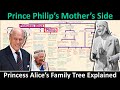 PRINCE PHILIP&#39;S MOTHER&#39;S SIDE- Princess Alice&#39;s Siblings and Children Explained- Mortal Faces