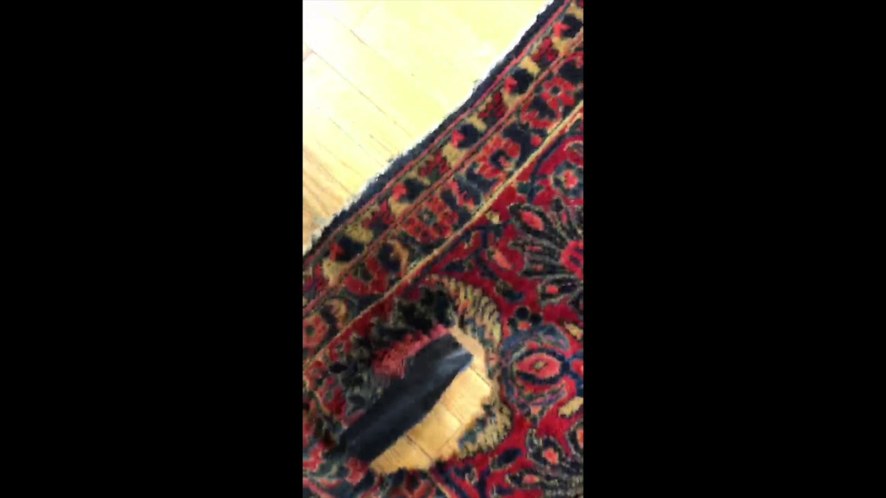Sarouk Magarian Antique Persian Rug Repair NYC YouTube