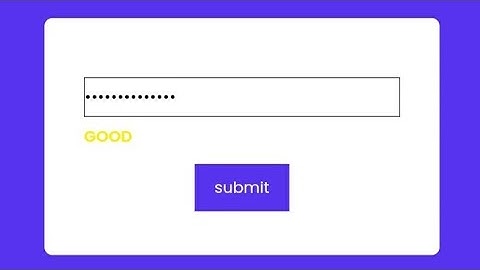 javascript password strength checker