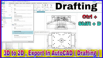 #35 How to Export 3D file into 2D |  3D to 2D Exporting #drafting #cad_drafting #nx_tutorials #ugui