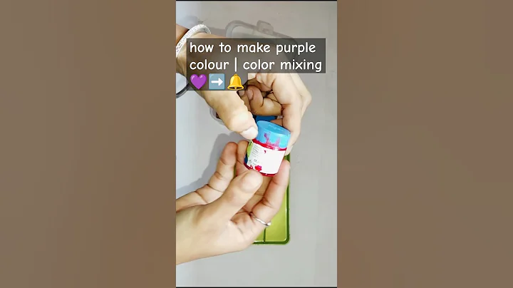 how to make purple colour | color mixing #shorts #youtuber #viral #art #satisfying #mixing #paint