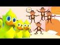 Five Little Ducks + Five little Monkeys  | Kids TV - Nursery Rhymes &amp; Kids Songs