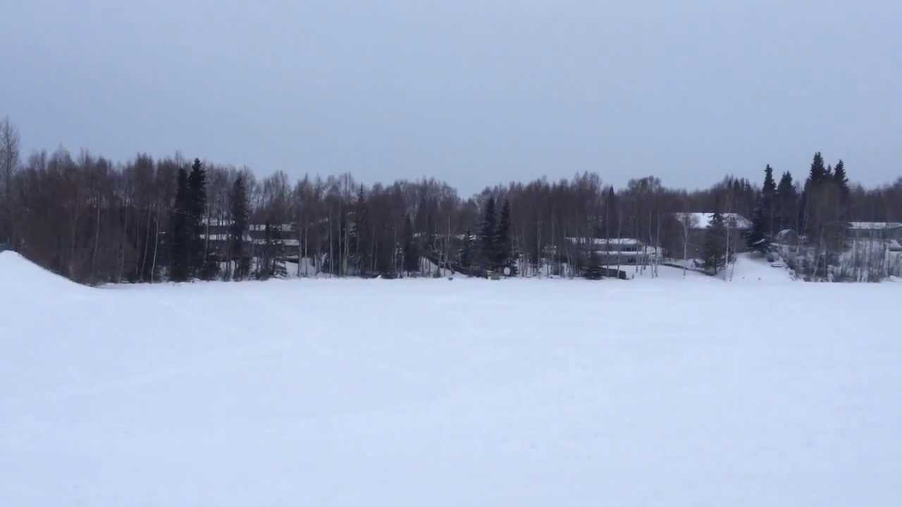 Jewel Lake Winter Ice Fishing Anchorage Alaska YouTube