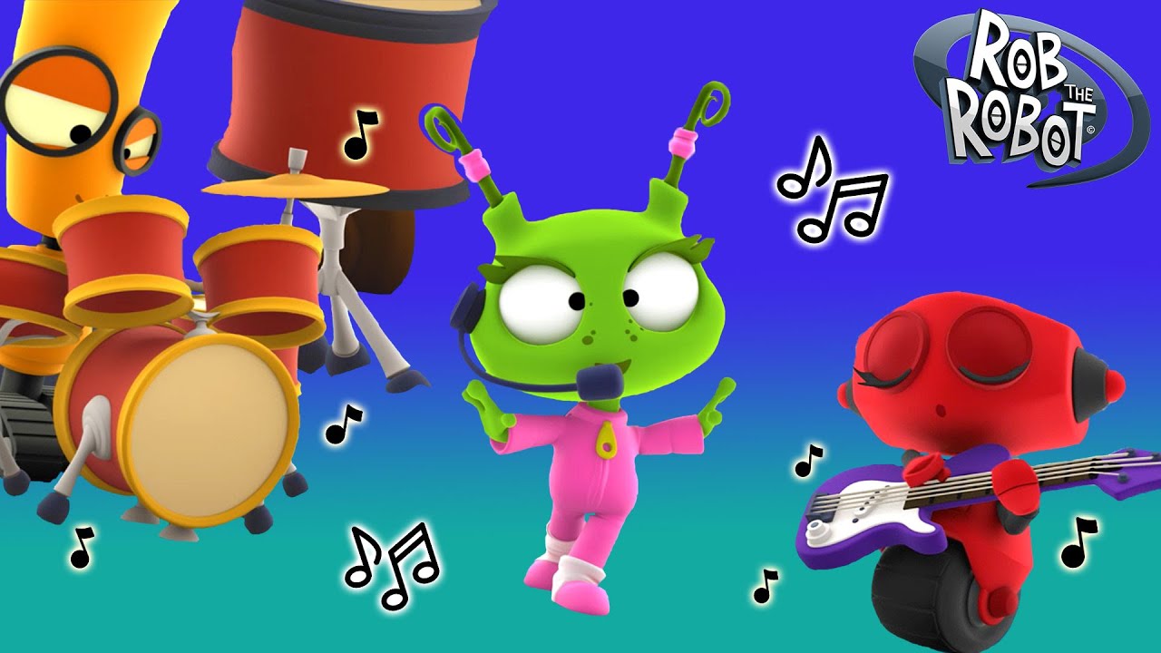 Preschool Learning Videos | Learn Music! 🎼 @RobTheRobot-RobotCartoons