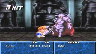 Tales of Phantasia : boss Odin : No damage