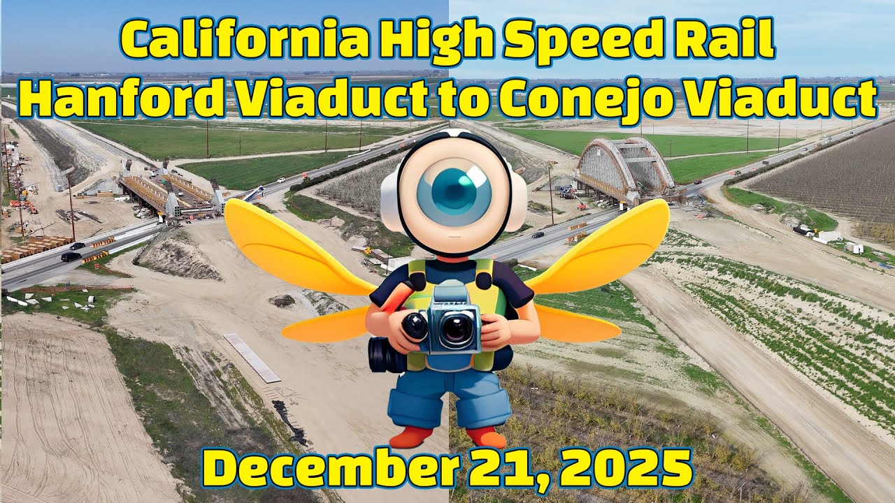 Строительство высокоскоростной железной дороги в Калифорнии: каждый сантиметр от виадука Хэнфорд ...