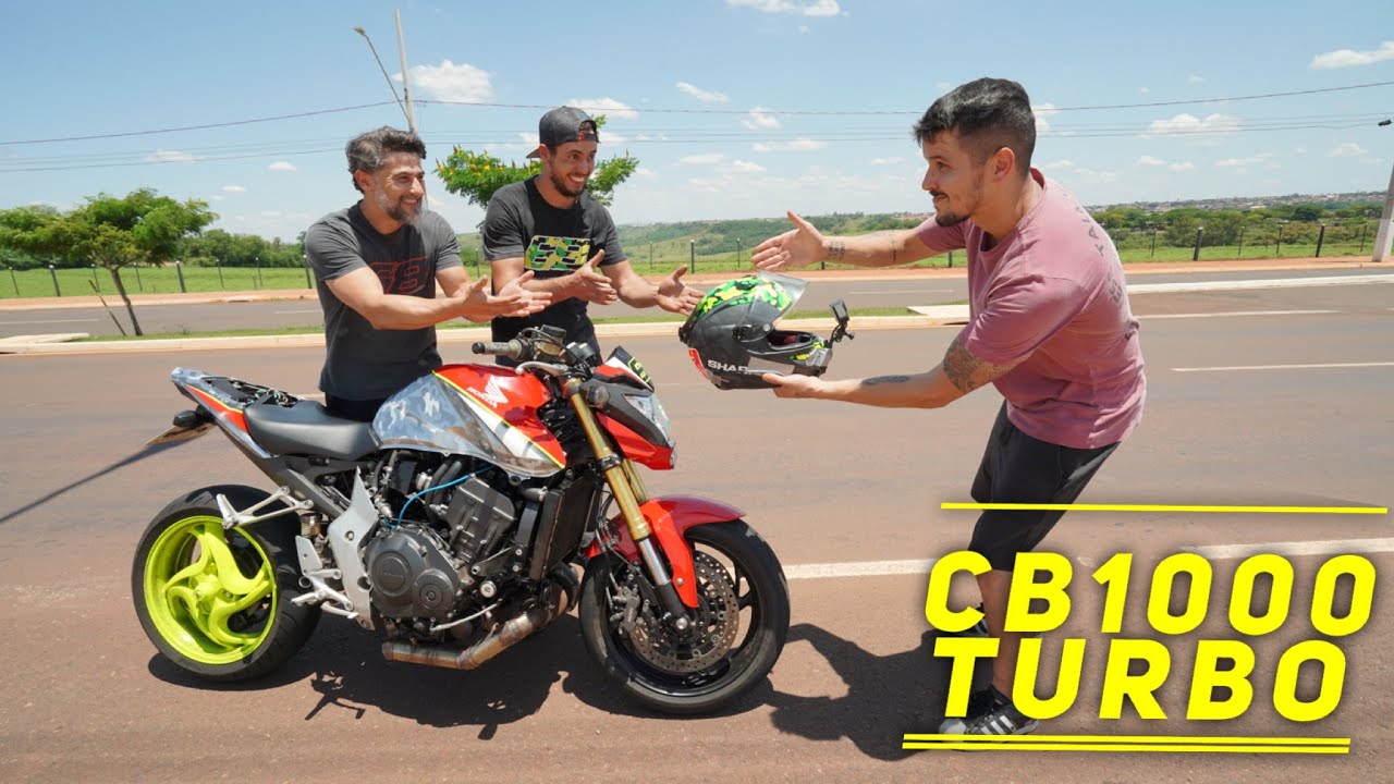 DEIXEI O NOVO MEMBRO PILOTAR A CB1000 turbo 🔥
