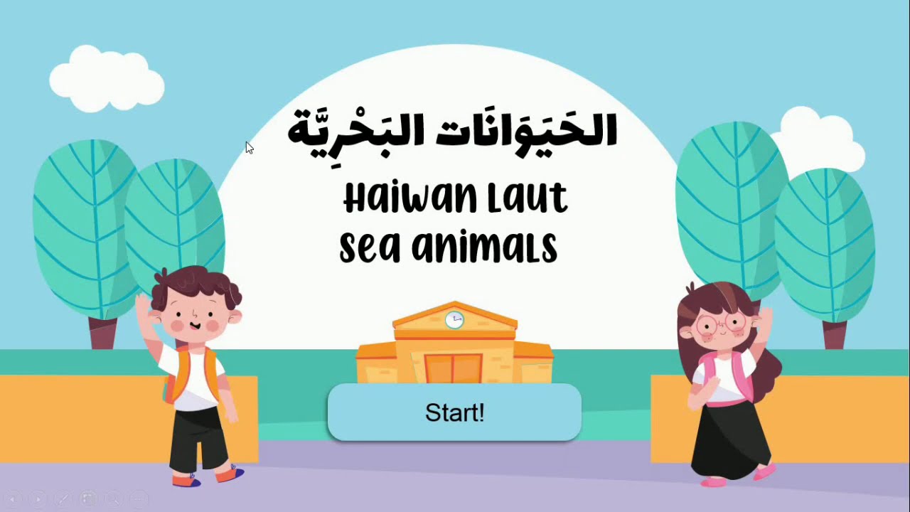 Nama Nama Haiwan Dalam Laut Bahasa Arab YouTube