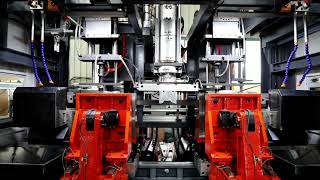 70U 5L one cavity with deflashing unit，full automatic blow molding machine