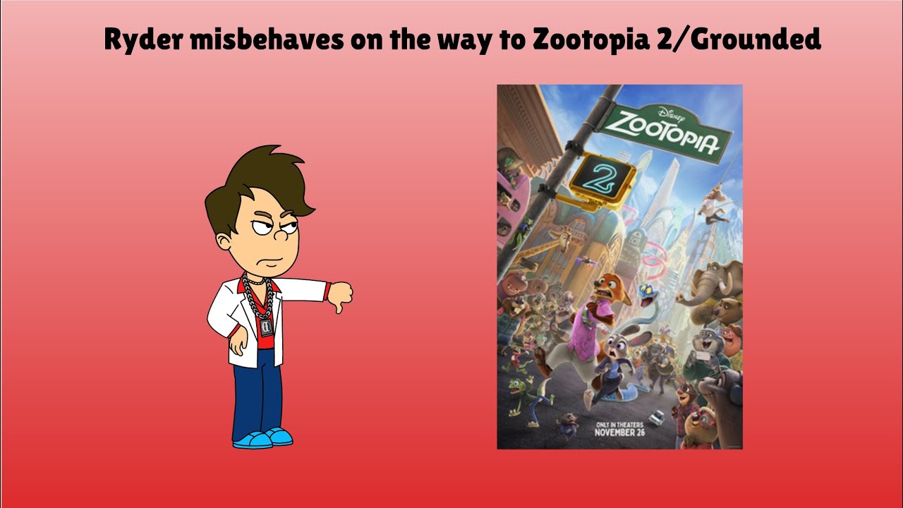 Райдер плохо себя ведёт по дороге в «Зверополис 2/Заземлённый»