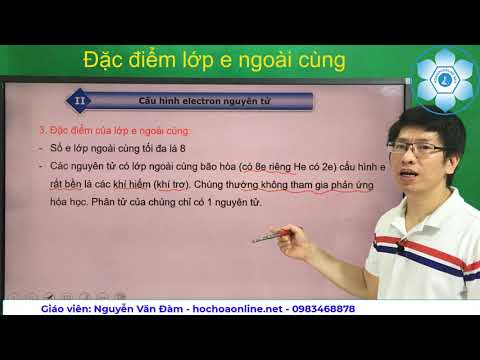 Video: Nguyên tố nào có cùng số lớp electron với canxi?