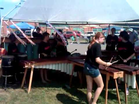 The fabulous Marenje Marimba Ensemble at the fabulous King George Farmers Market, August 4, 2012.