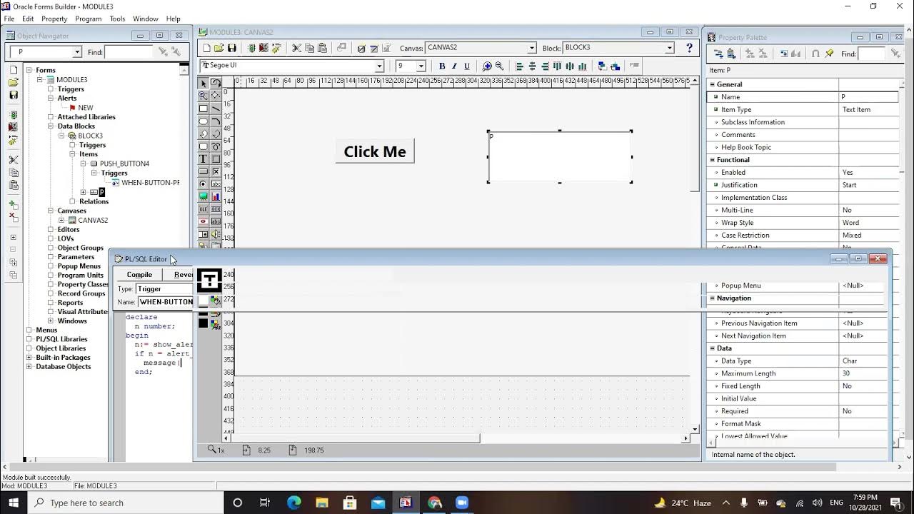 How to make use of Alerts in Oracle Forms YouTube