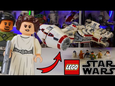 YouTube thumbnail: I Bought LEGO STAR WARS TANTIVE IV! 75244 SET REVIEW (2019)