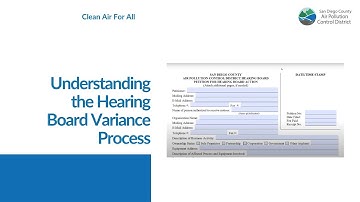 Understanding the Hearing Board Variance Process