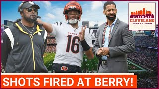 SHOTS FIRED: Mike Tomlin takes a DIRECT SHOT at Andrew Berry & the Browns at his Monday presser