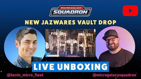Massive Micro Galaxy Squadron Live Unboxing from Jazwares Vault