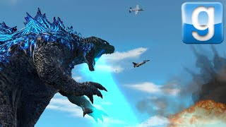 Godzilla VS Military Aircrafts Nextbot SNPC Fight Garry's Mod