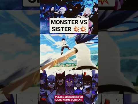 monster vs sister #greenscreen