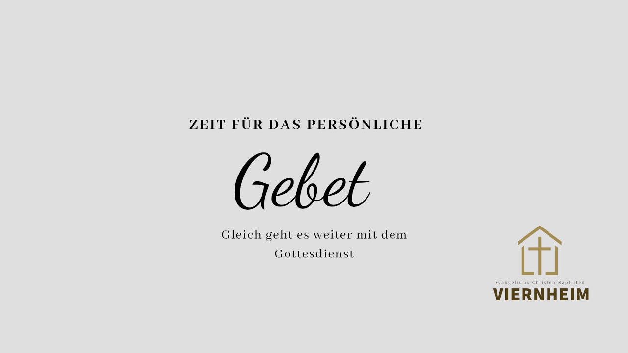 Gottesdienst, ECB Viernheim