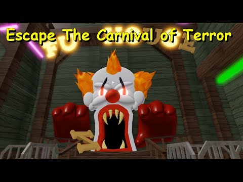 Escape The Carnival Of Terror Obby Roblox Game Youtube - escape the carnival of terror obby roblox