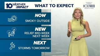 Columbus, Ohio afternoon forecast | Air Quality Alert in effect as smoke covers central Ohio