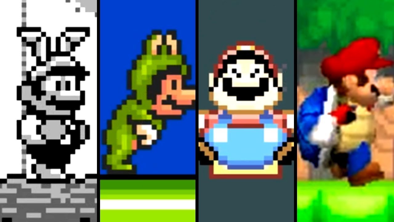 Evolution of Staff Rolls in Mario Games (1988 - 2017) 