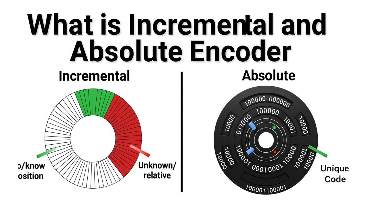 В чём же на самом деле разница между инкрементальным и абсолютным энкодером?