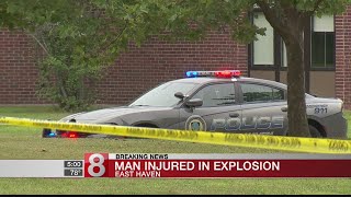 1 injured in explosion at former East Haven school