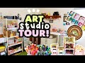 2023 Art Studio Tour! // a realistic look at my studio
