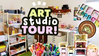 2023 Art Studio Tour! // a realistic look at my studio