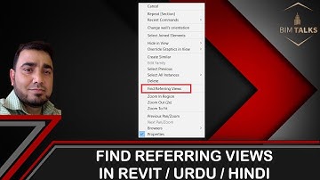FIND REFERRING VIEWS IN REVIT / URDU / HINDI